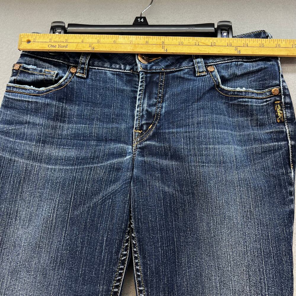 Silver Jean Co Jeans Women's 30x32 (10) Dark Blue Suki Bootcut Preppy Normcore - Picture 11 of 15